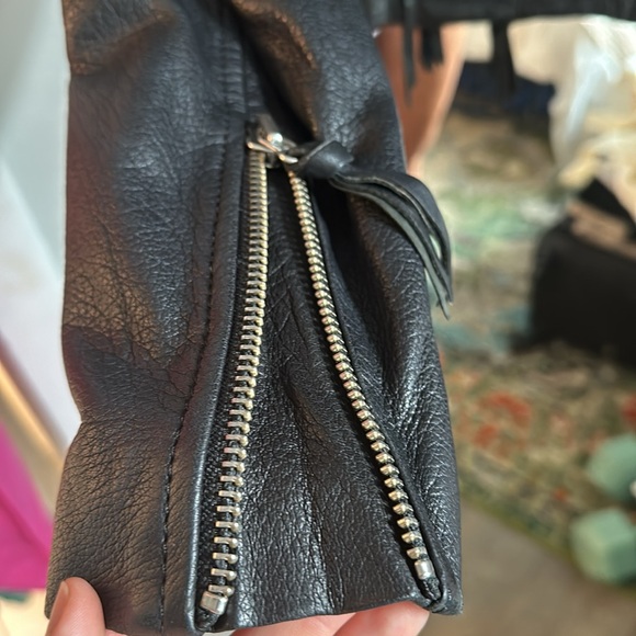 The Kooples Leather Moto Jacket - Picture 8 of 10